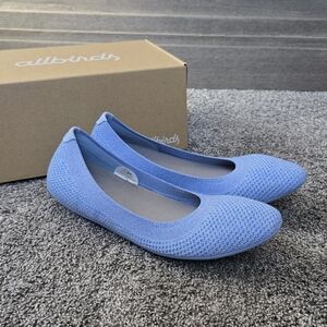 Allbirds Tree Breezer Women's Ballet Flats NEW size 9 in Arid Blue